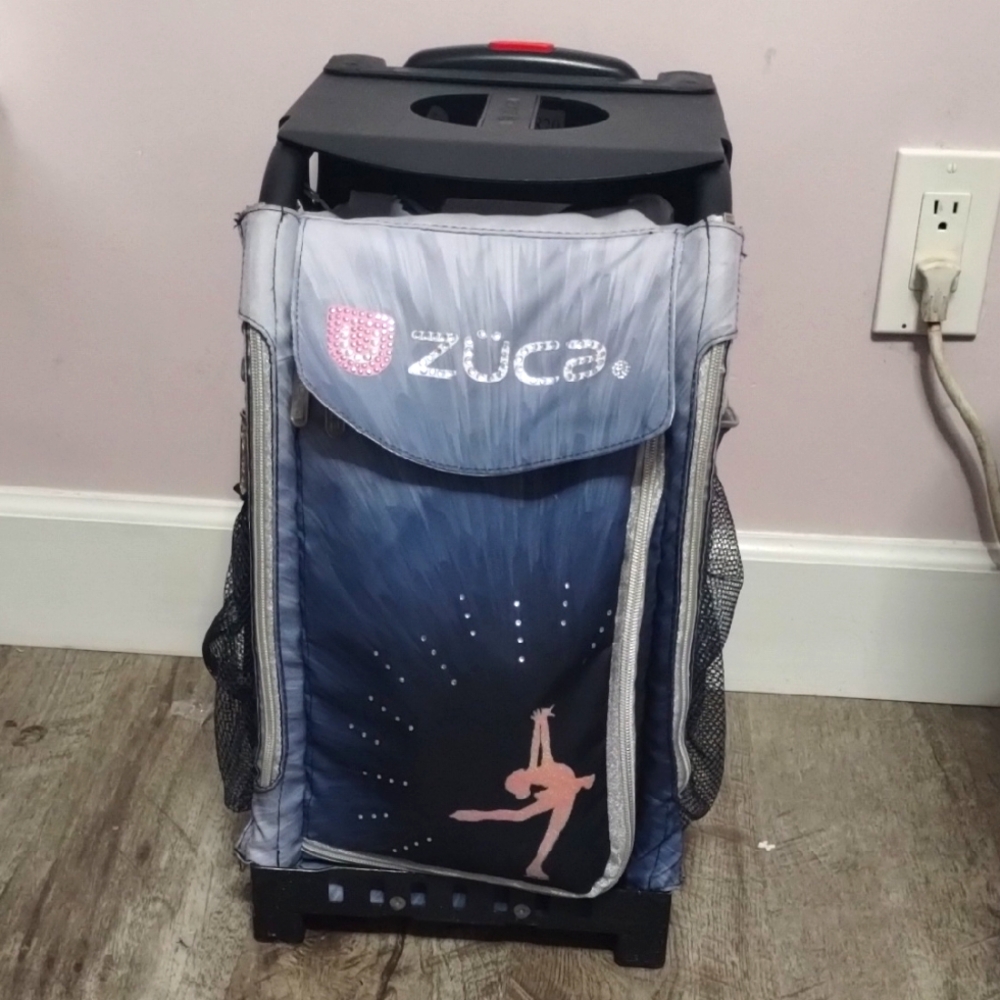 ZUCA Blue and Gray Rolling Bag